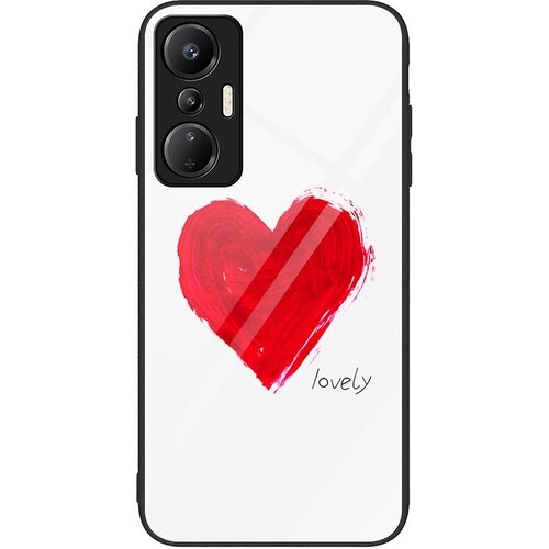 INORCO Za Infinix Hot 20S 4G hrbtni pokrovček iz kaljenega stekla PC+TPU etui za telefon s tiskanjem vzorcev, (22036291) Slike