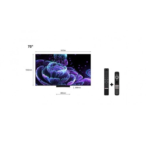 Tcl televizor 75C835/QLED/75&amp;#039;&amp;#039;/4K/144hz/Google TV i Onkyo 2.1 zvučnim sistemom/crna (75C835) Slike