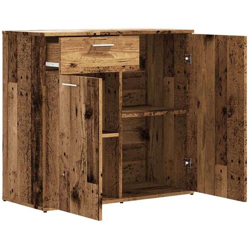 VidaXL Komoda boja staro drvo 80 x 36 x 75 cm od konstruiranog drva Slike