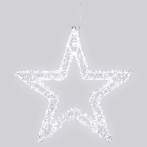  Aigostar-LED Spolja&amp;scaron;nja božićna dekoracija 540xLED/6W/230V IP44 hladno-bela 45cm zvezda Slike