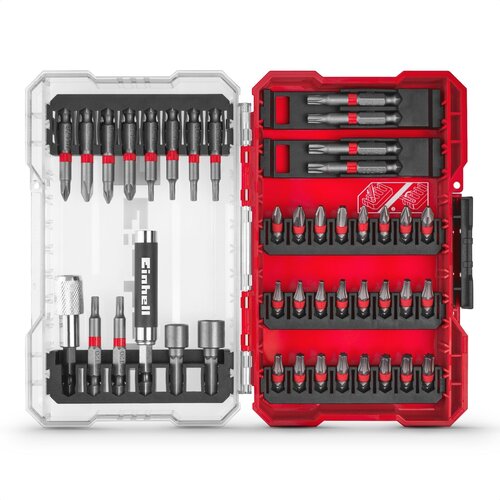 Einhell M-Case 42-del set bitova 25-50mm, 1/4&amp;quot; 25-50mm bit, 2xmag. Nastavak - (49118953) Slike