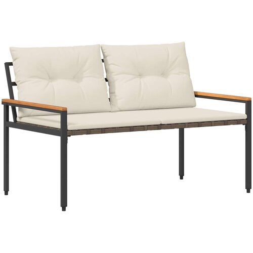  Vanjska klupa 2 -Seater 116 x 67,5 x 72 cm poliratan Slike