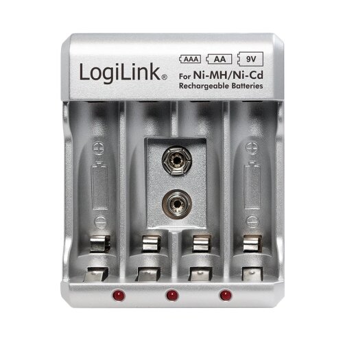 Logilink Battery charger for Ni-MH/Ni-Cd AA/AAA/9V accumulators PA0168 Slike
