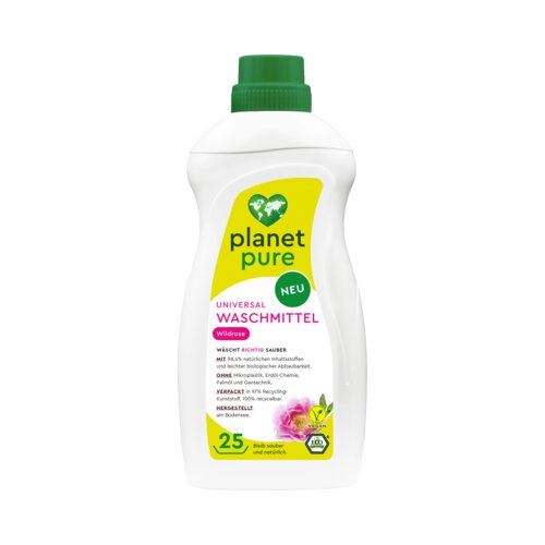 Planet Pure Univerzalni deterdžent - Divlja ruža - 25 pranja Slike