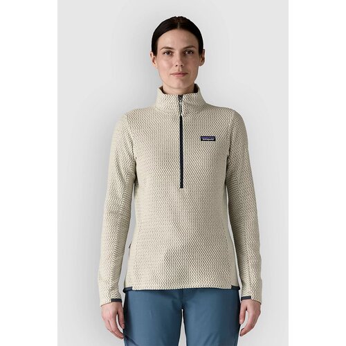 Patagonia R1 Air Zip Neck Fleece Sweater wool white Cene