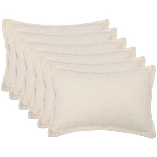  Presvlaka za jastuk 6 pcs HOUTEN Krem 30 x 50 cm Bouclé Cene