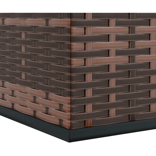  Kutija za vrtne jastuke od PE ratana 145 x 100 x 103 cm smeđa Slike