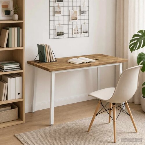  140 x 70 x 75 cm Čvrsto drvo akacije Bijela Pravokutni - Bijela 140 x 70 x 75 cm Četvrtasto Slike