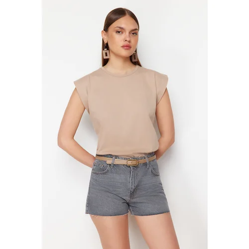 Trendyol Gray Mini Denim Shorts