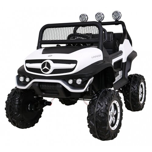  Licencirani auto na akumultor Mercedes BENZ UNIMOG S - bijeli Slike