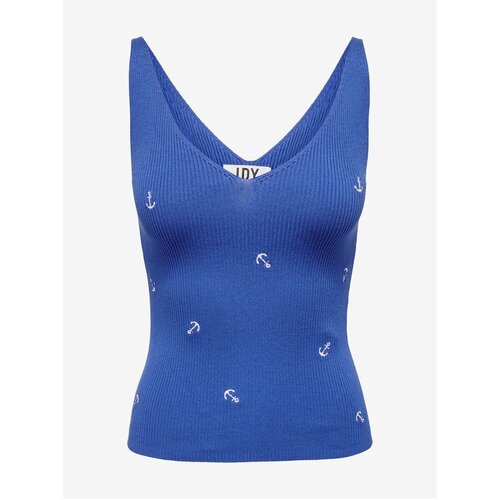 JDY Blue patterned tank top Nanna - Women Slike