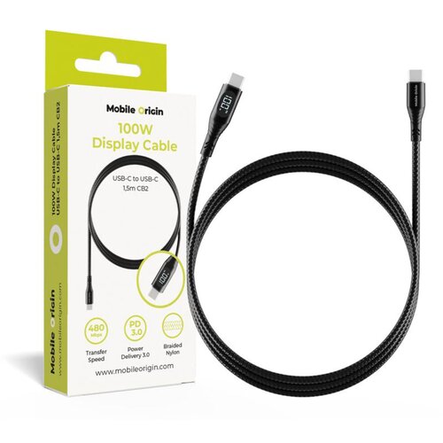 MOBILE ORIGIN 100W Display Cab USB-C to USB-C CB2 1.5m Cijene