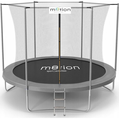MOTION Proizvod sa nedostatkom - OUTLET - siva trambolina 305 sa unutra&amp;scaron;njom mrežom i merdevinama ( OM-710115 ) Slike