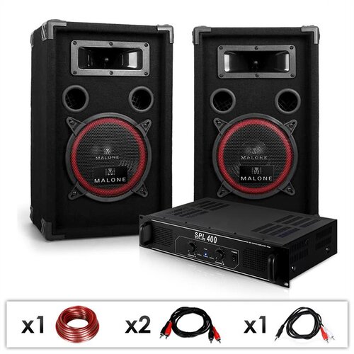Electronic-Star Set „DJ 12“, ojačevalec, zvočniki, 1000 W Cene