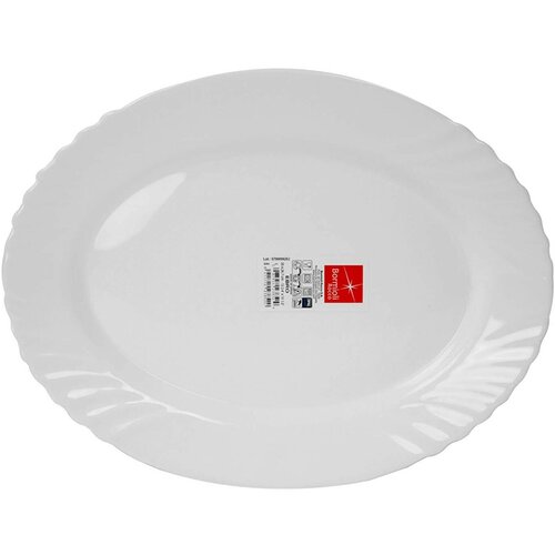 Bormioli Rocco Ovalni tanjir za serviranje Ebro 36cm beli Slike