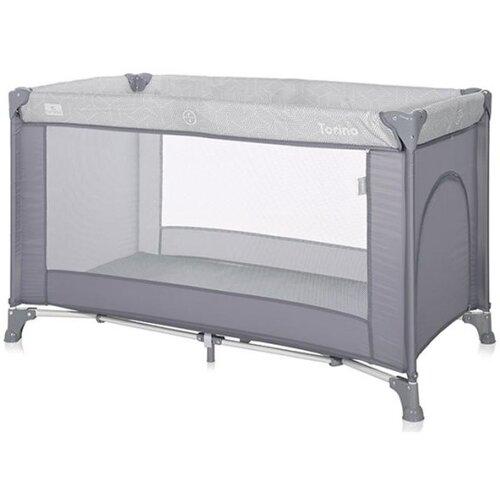 Lorelli PRENOSIVI KREVET TORINO 1 NIVO - GREY STRIPED ELEMENTS 10080452213 Cene