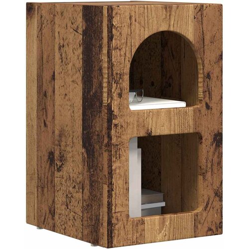  Noćni ormarić 2 pcs Staro drvo 29,5 x 33,5 x 50 cm Slike