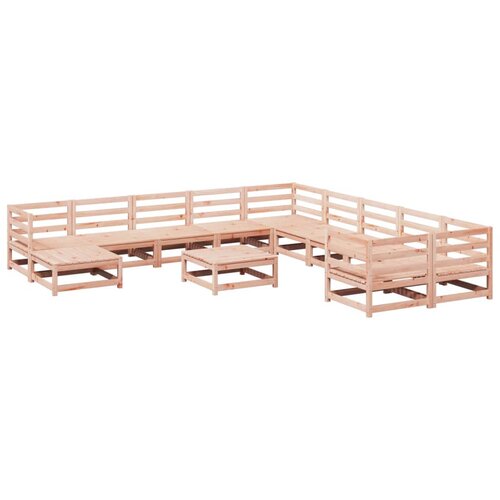 VidaXL 12-dijelni set vrtnih sofa od masivnog drva duglazije Slike