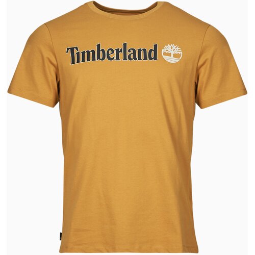 Timberland Linear Logo Short Sleeve Tee Smeđa Cene