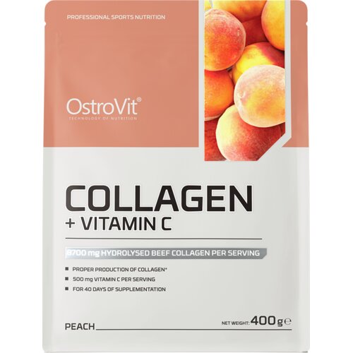 OSTROVIT Kolagen + Vitamin C 400g &amp;ndash; Za Kožu i Zglobove Slike