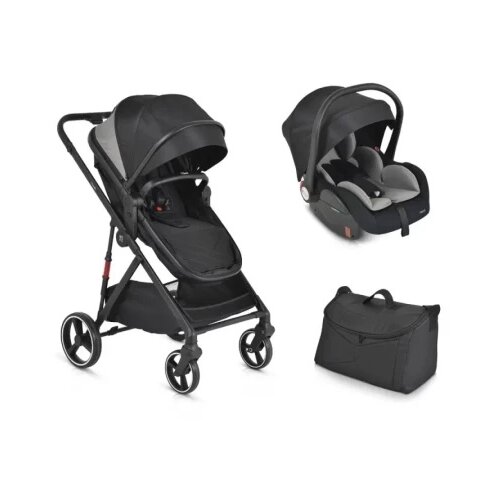 Cangaroo Kolica za bebe marbella 2u1 black ( CAN6502 ) Slike