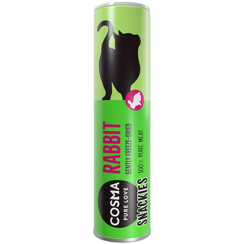 Cosma Snackies - zamrznjeno posušeni prigrizki - Zajec (24 g) Cene