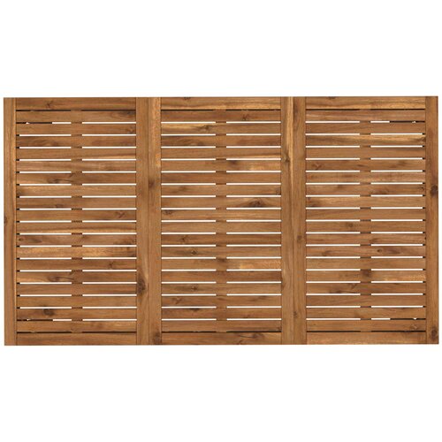  Stol za večeru u vrtu Prirodna i crna 141 x 80,5 x 75 cm Slike