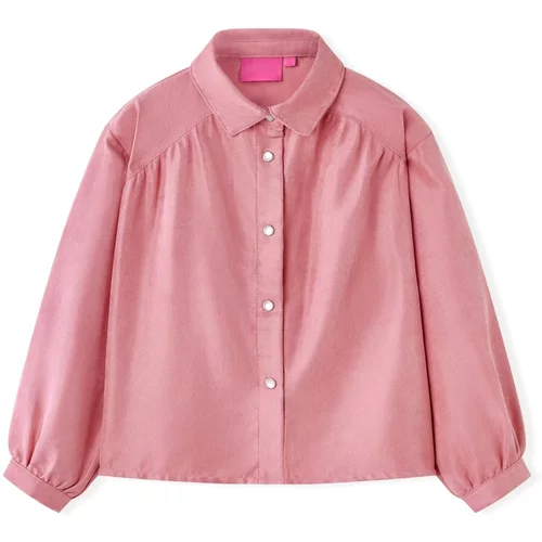  Dječja bluza sa širokim rukavima starinske ružičaste boje 104