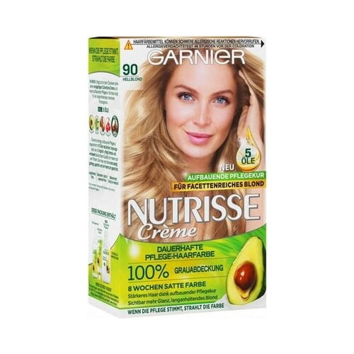Garnier nutrisse Creme trajna nega-barva za lase &amp;scaron;t. 90 svetla blond Slike