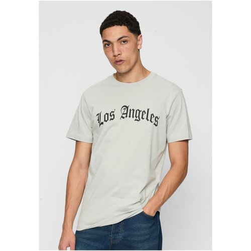 Mister Tee Men's T-shirt Los Angeles Wording light asphalt Slike