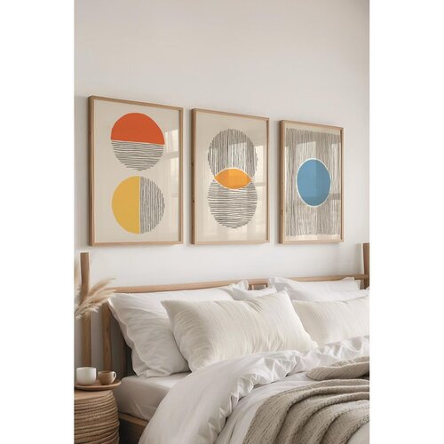 WALLXPERT Č-300653 - 3040 set dekorativnih slika u vi&scaron;e boja (3 komada) Cene