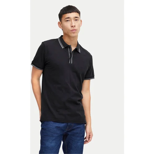 Blend Polo majica 20716474 Črna Regular Fit