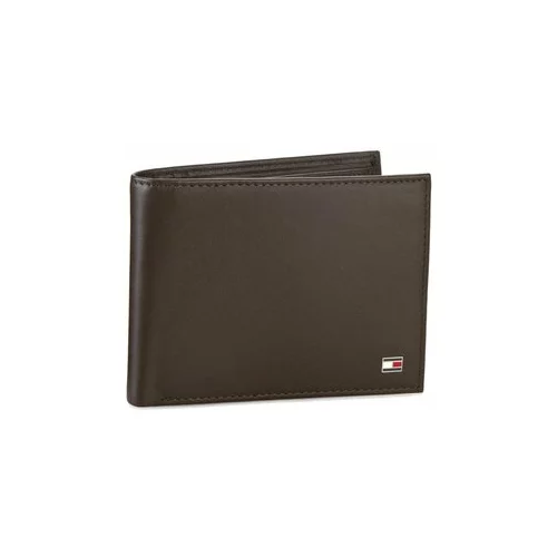 Tommy Hilfiger Velika moška denarnica Eton Cc Flap And Coin Pocket AM0AM00652/83362 Rjava