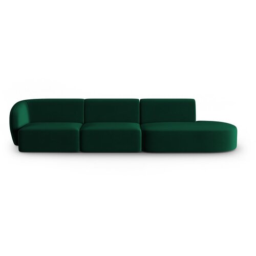 Milo Casa Zelena žametna sedežna garnitura levi kot 311 cm Paolo &amp;ndash; Slike