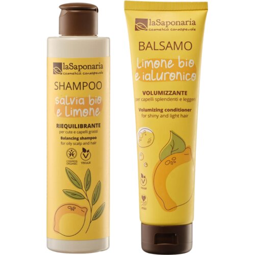 La Saponaria Set za njegu kose za veći volumen - 350 ml Slike