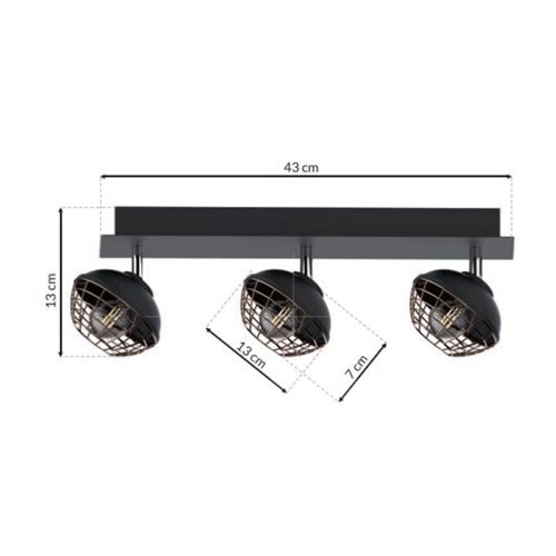  SPOT svetlo LOGAN 3xE14/40W/230V Slike