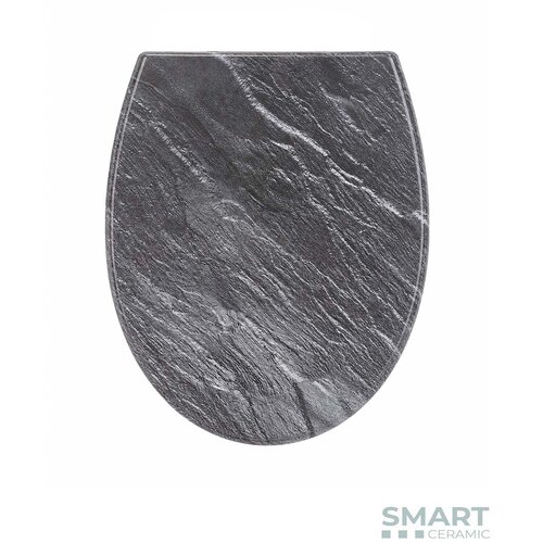 Smart Ceramic Wc daska duroplast softclose Colorit Sivo/Bela Cene