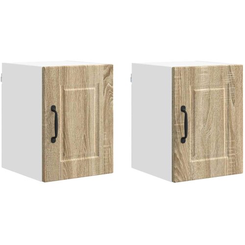  Ormar za Zid 2 pcs Sonoma hrast 30 x 31 x 40 cm Slike