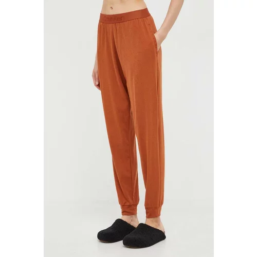 Calvin Klein Underwear Spodnji del pižame ženski, oranžna barva