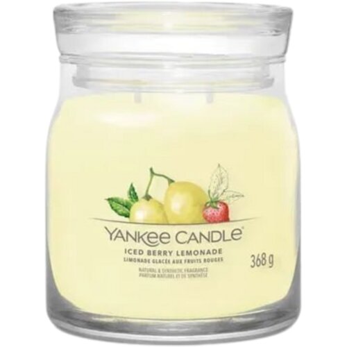 Yankee Candle Signature Jar dišeča sveča Iced Berry Lemonade - Medium Cene