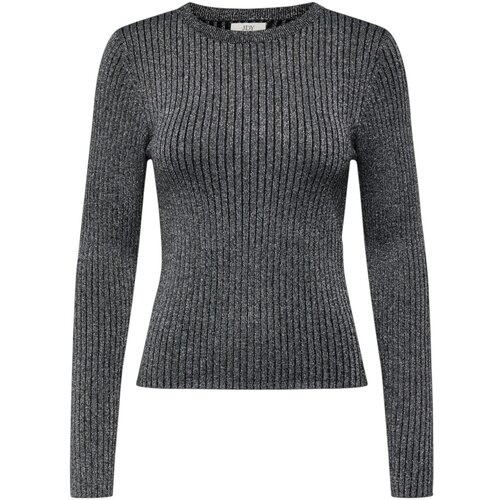 Jacqueline De Yong Puloverji JDYPLUM LUREX L/S O-NECK PULLOVER KNT 15330569 Siva Cene