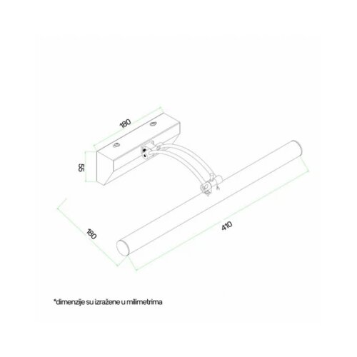 Vesta 138 ZIDNA LAMPA LED 5W 4000K Slike