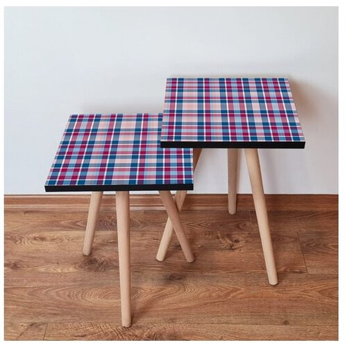 Hanah home sklapajući stočić 2 komada 2SHP368 - navy plavo Cene
