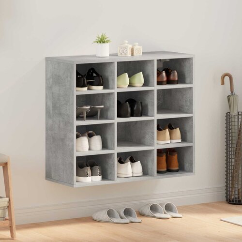  Ormar za cipele Beton siva 77,5 x 30 x 67 cm Konstruirano drvo Cene
