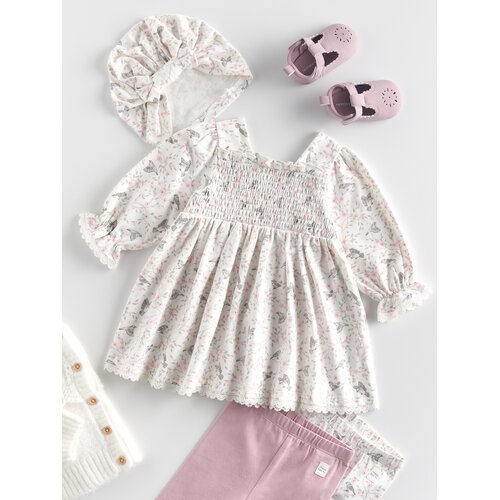 Reserved - Babies` dress & cap - Ebenovina Cene