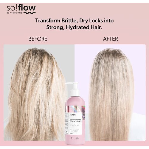 SoFlow High Porosity krepilni balzam za lomljive in izčrpane lase 400 ml Slike