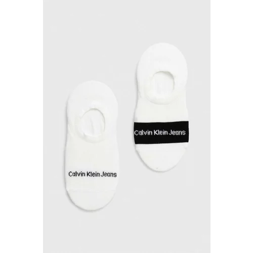 Calvin Klein Jeans Nogavice 2-pack ženski, črna barva