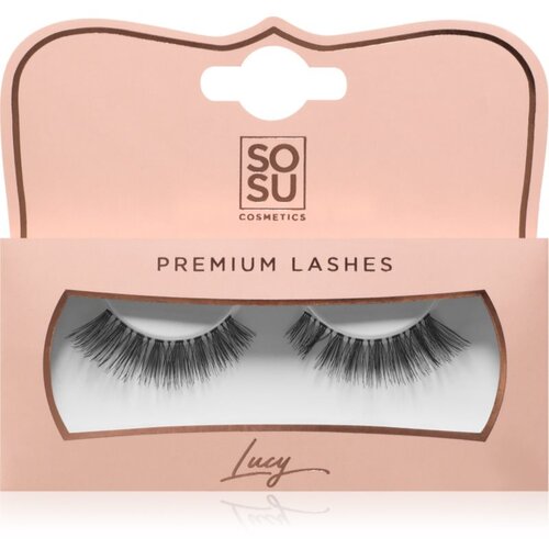 SOSU Cosmetics Premium Lashes umetne trepalnice odtenek 1 kos Cene