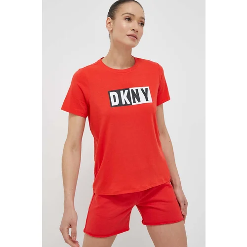 Dkny Majica kratkih rukava za žene, boja: crvena