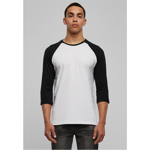 Urban Classics Contrasting raglan T-shirt with 3/4 sleeves wht/bl Slike